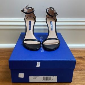 Stuart Weitzman Nudistsong Heel in Black